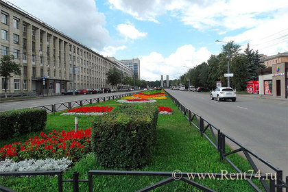 проспект Ленина в районе ЮУрГУ г. Челябинск