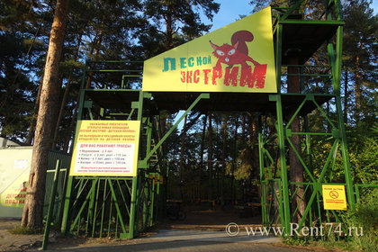 Лесной экстрим в парке Гагарина
