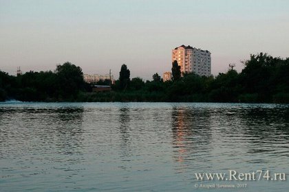 Озеро Старая Кубань на закате