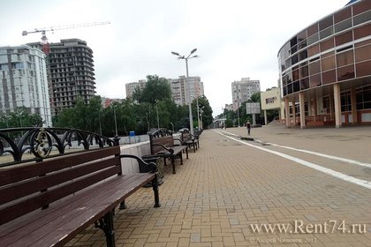 Набережная в Центральном районе Краснодара - около ДС Олимп