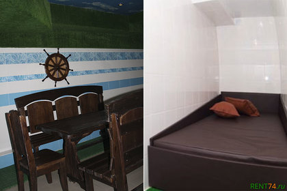 Комната отдыха с двухспальной кроватью